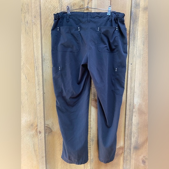Koi Sapphire Black Scrub Pants Size Medium Petite Nurse Medical Business Casual - Picture 6 of 12